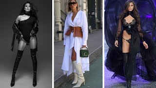 Not Every Pair of Boots Creates an Impression, but These Black Leather Knee High Boots Certainly Do