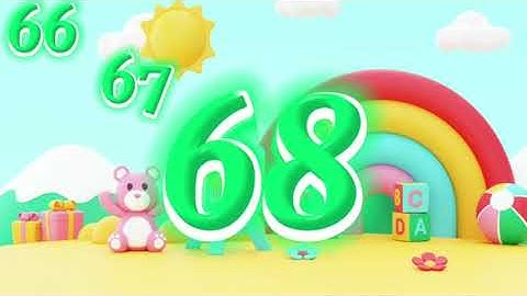 1 to 75 counting |  Numbers Count From 1 to 75 |  For Kids