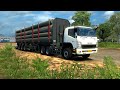 ETS2 Vận Chuyển Gỗ Với Xế Khủng IZUZU GIGA Bản Xe Nhập Indonesia Túng Tiền
