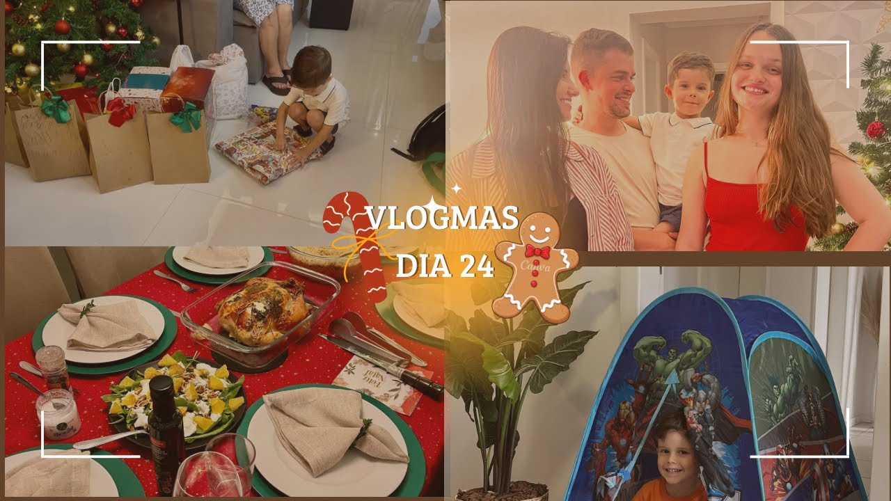 VLOGMAS 24: NOSSA CEIA E NOSSO DIA NATAL + ABRINDO OS PRESENTES + TUDO QUE O SEGUNDO BABY JÁ TEM 🤰🏻