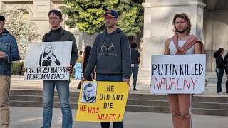 Путин убийца. Митинг в США