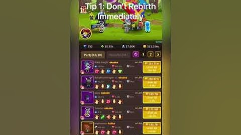 idle guardians never die Tips And Tricks