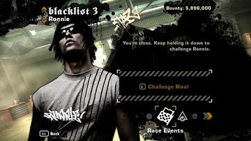 Need For Speed: Most Wanted(2005): Rival Challenge: Blacklist #3: Ronnie