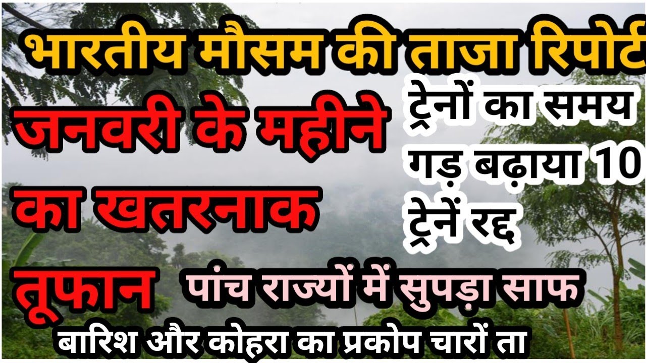 Aaj ka Mausam ka hal, Rajasthan ka mausam today 06 जनवरी 2022 Rajasthan