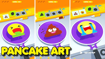 Pancake Art: Emoji  Awesomeness – Levels 0-15 and Bonus Level | Gameplay #1 (Android & iOS Devices)