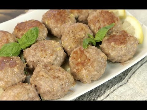 Video: Hur Man Gör Citronköttköttbullar