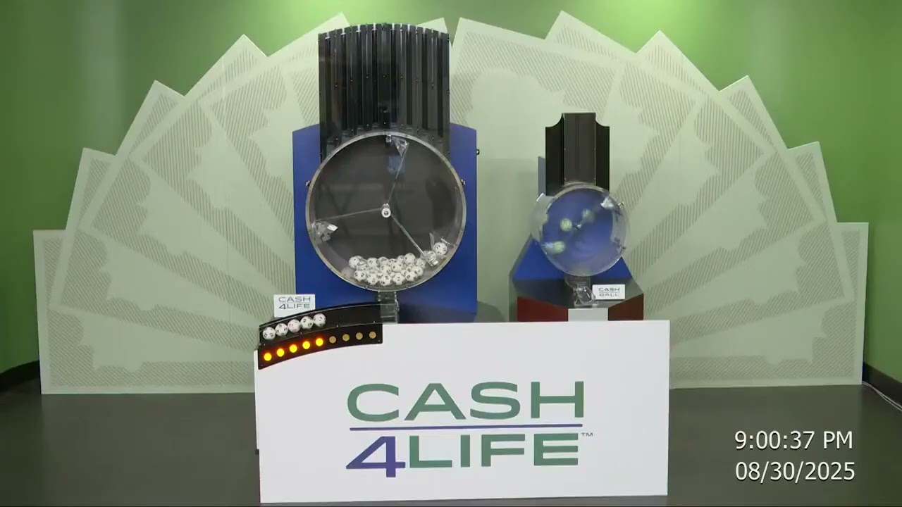 Cash4Life Drawing 08-30-2025
