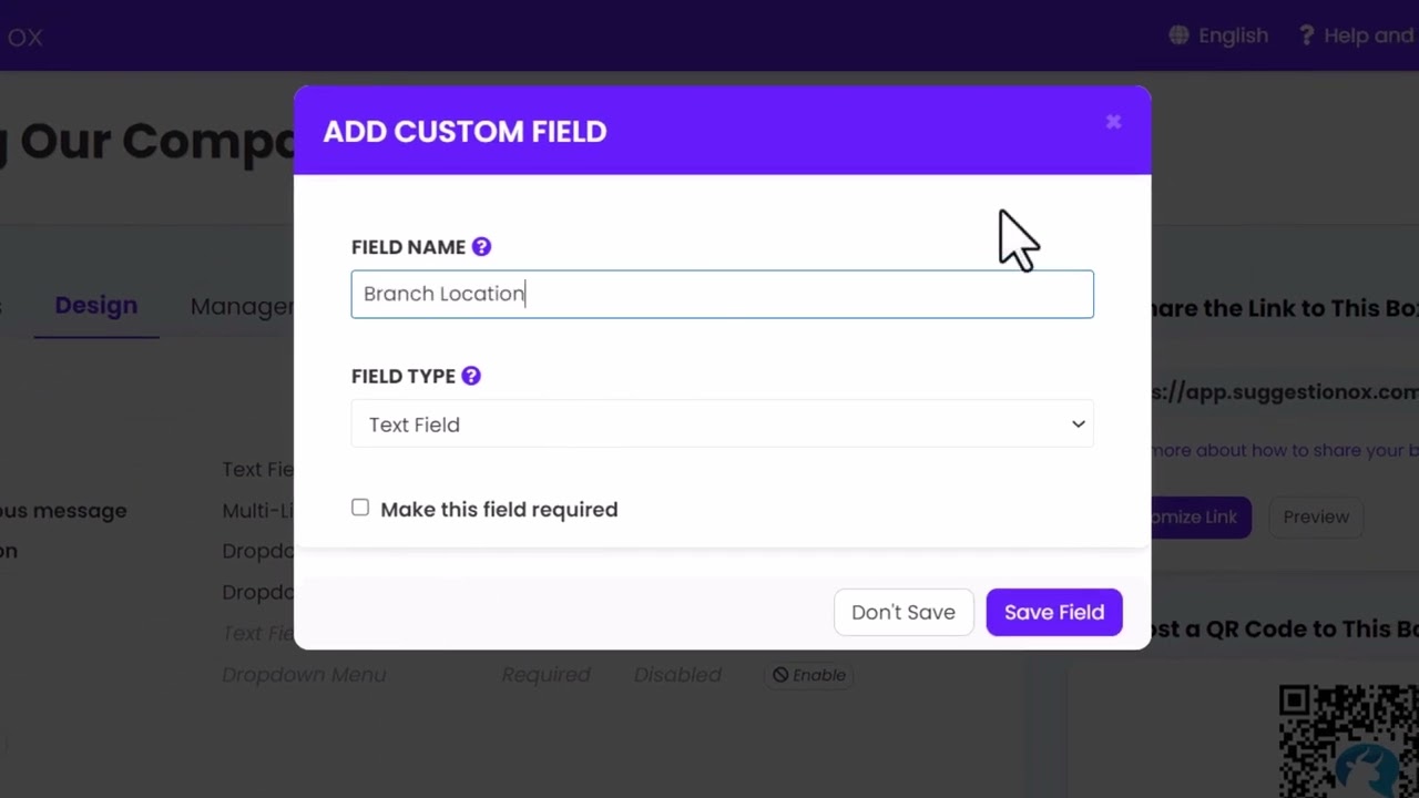 Add Custom Fields in Suggestion Ox: Step-by-Step Guide