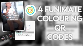 4 FUNIMATE COLOURING QR CODES || Rya Edits Too