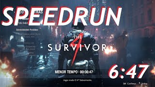 [PC 60fps] Resident Evil 2 Remake 4th Survivor (Hunk) Speedrun 6:47