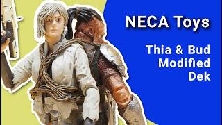 NECA Toys Predator Batlands Ultimate Thia and Bud wtih Modification of Dek Review