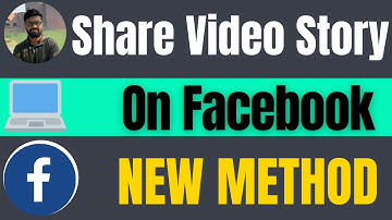 How to share video on facebook story from pc 2025 | Post FB Stories From Desktop