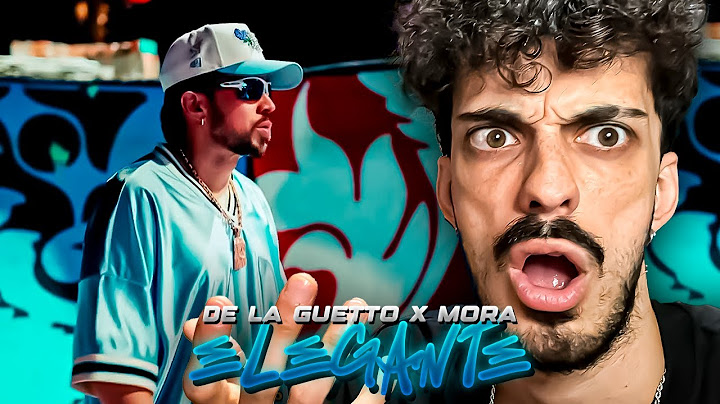 MI REACCIÓN a Elegante - De La Ghetto ft Mora