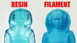 3D printing a Princess Leia Hologram Lamp (Resin vs. Filament) @MightyJabbasCollection
