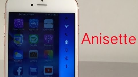Cydia Tweak: Anisette - Sidebar for Toggles and Apps