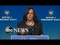 ‘No place in our democracy’: Kamala Harris on Capitol violence