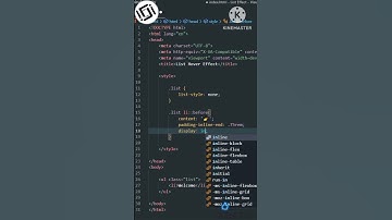 How To Make List Hover Effect Using Css And Html | Dev Area #shorts