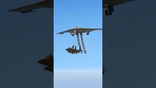 B2 Spirit Bomber Jet Drop's Cluster Bomb's On F-15 Strike Eagle-Gta5