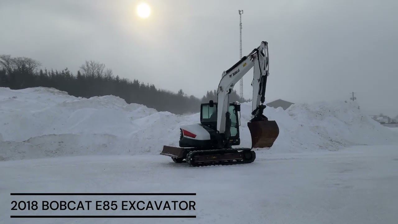 2018 BOBCAT E85 EXCAVATOR