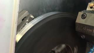 Big job, Small lathe. Turning large diameter parts in a small CNC lathe