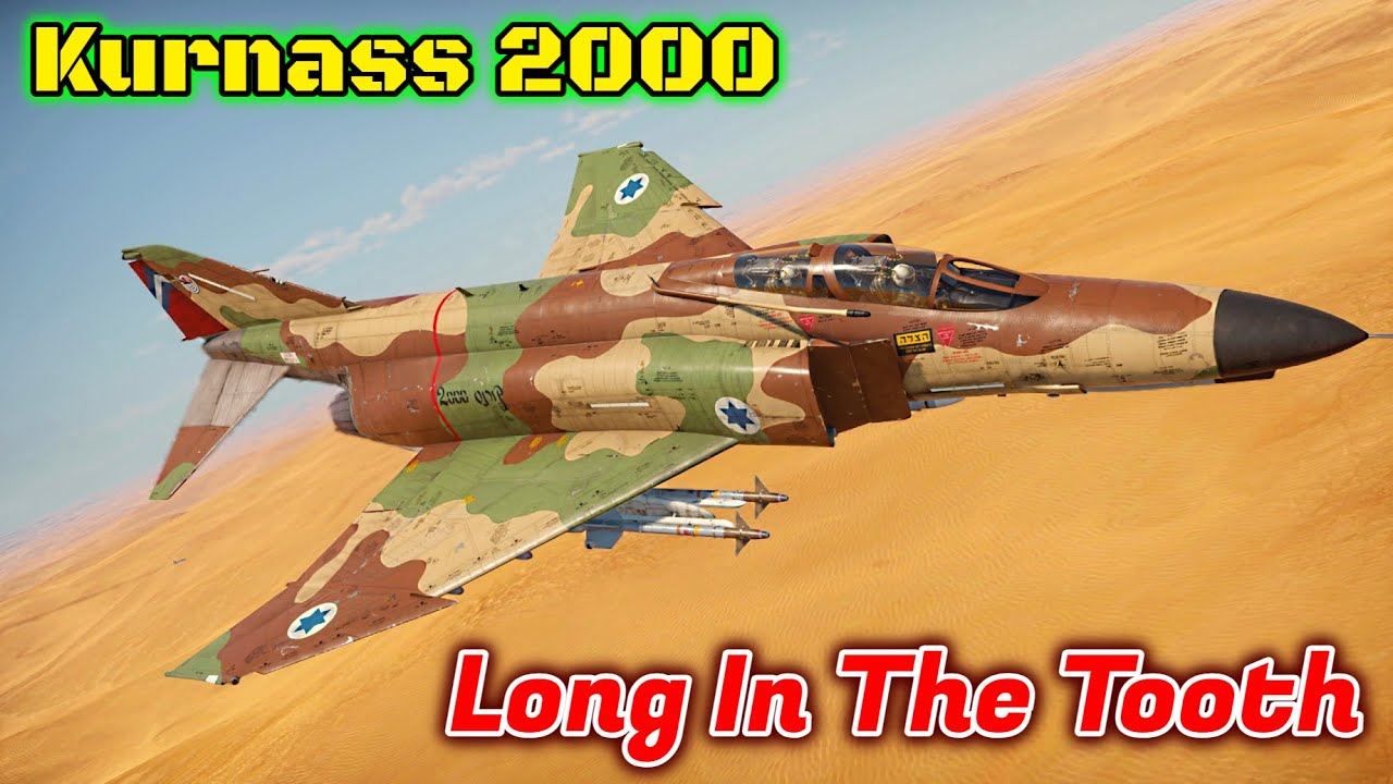 Kurnass 2000 An F4E With AIM9Ls and Pulse Doppler Radar At 11.7BR [War Thunder] YouTube