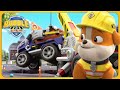 Rubble and friends fix the road and more  rubble and crew  cartoons for kids