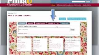 How to Request an Article through ILLiad