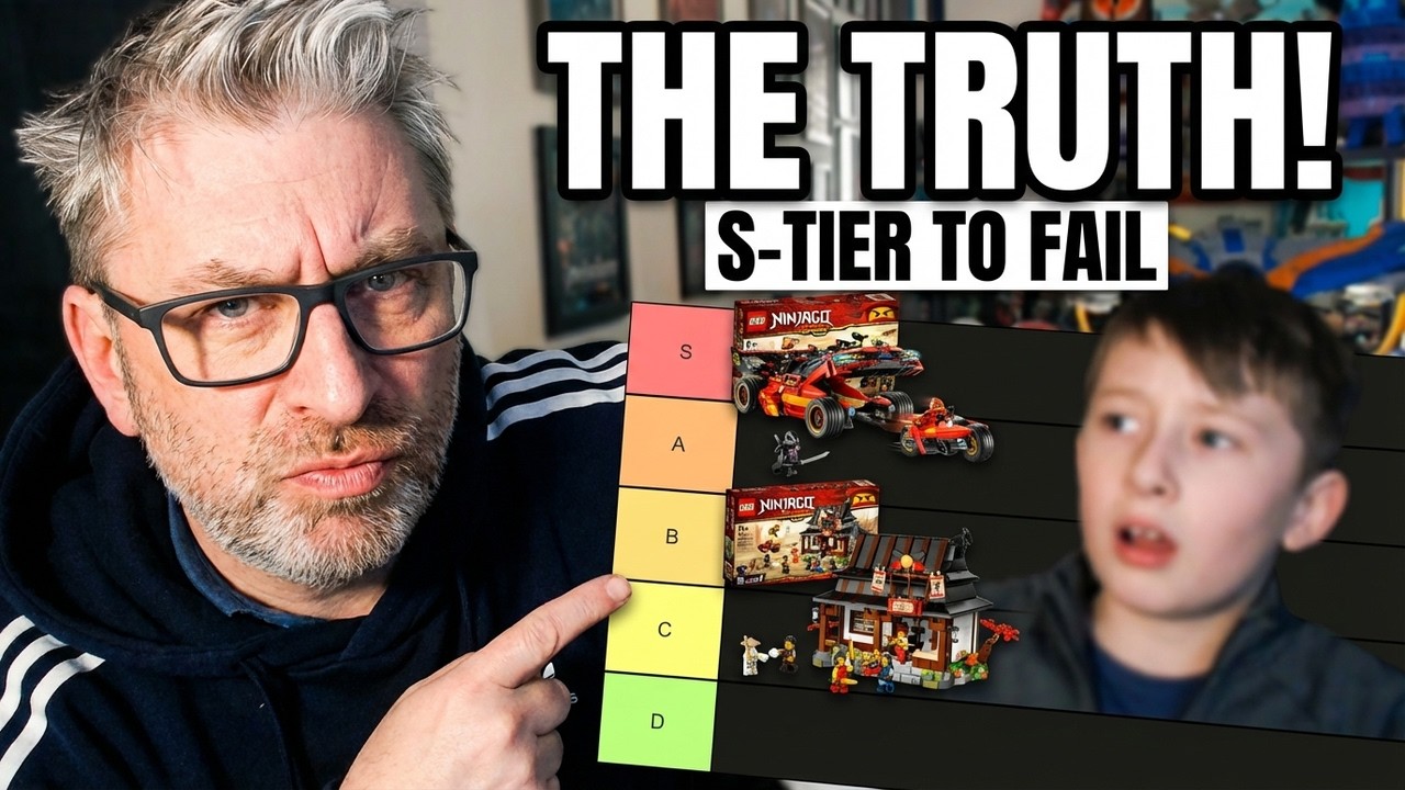 Ranking EVERY LEGO Ninjago Legacy Set… With My Son! (S-Tier to Fail)