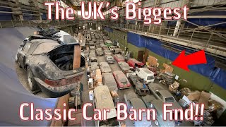 I Explore The UK’s Biggest Barn Find Collection Of Classic & Extremely Rare Cars!!