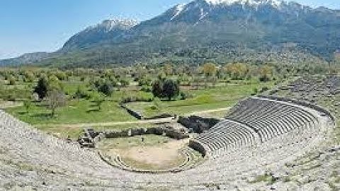 The sanctuary of Dodona, Greece