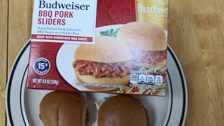 Budweiser BBQ Pork Sliders Review
