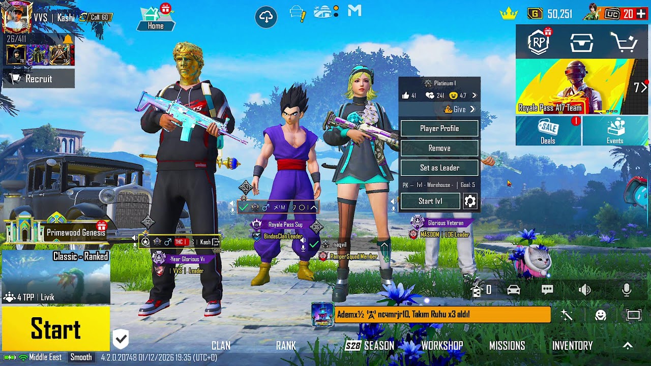 Tere Kya Ho Ga Faraz | PUBG MOBILE LIVE | 