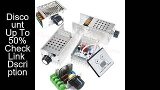 AC 220V 2000W 4000W 5000W 10000W SCR Voltage Regulator Dimming LED Dimmer Motor Speed Controller The