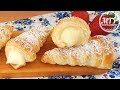 Conos de hojaldre rellenos de crema pastelera | Mi tarta preferida