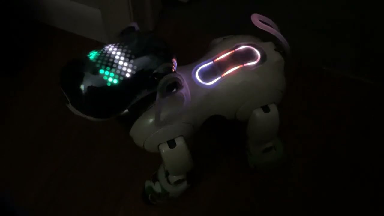 Aibo ERS-7 Dances In Dark - Default Mind 3 Dances