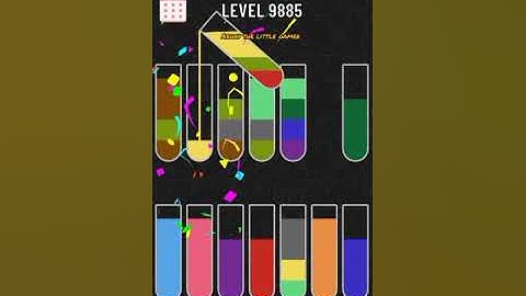 Water sort puzzle level 9885
