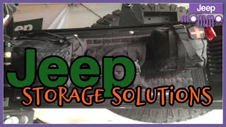 Top 5 Jeep Wrangler Storage Solution Ideas for the Cargo Area + More