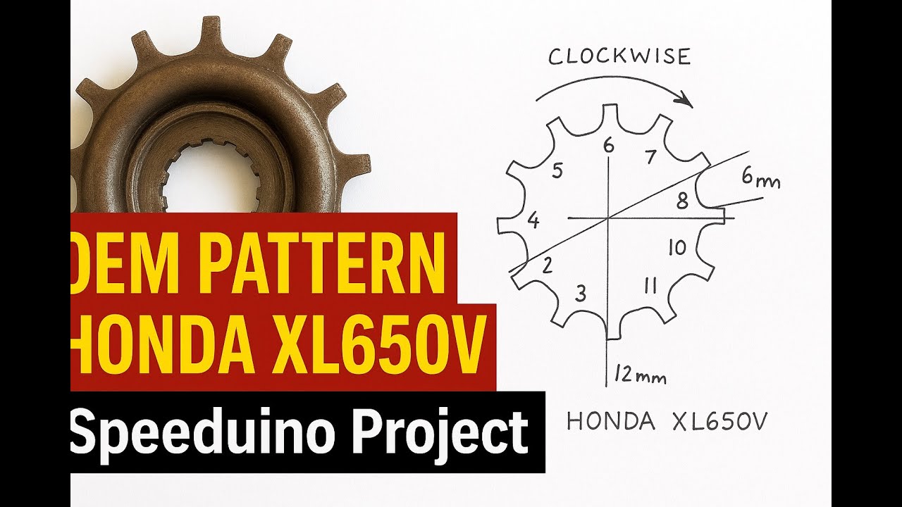 👉 Honda Transalp XL650V | Pomiar seryjnego wzorca zapłonu – projekt Speeduino EFI