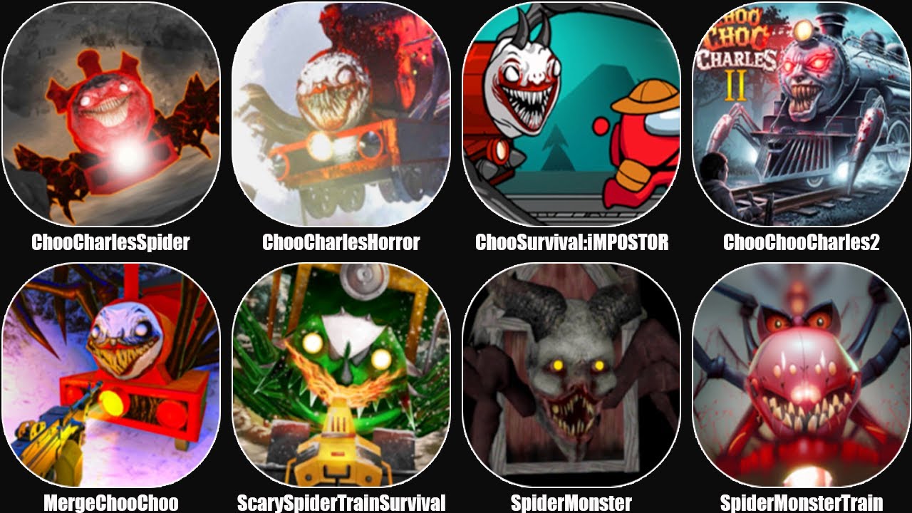 Choo Choo Charles 2 Mobile,Scary Spider Train Survival,Merge Spider Train,Monster Train,Horror Train