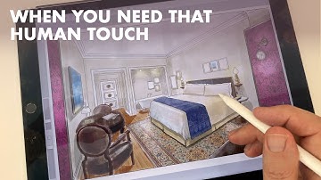 Sketchup + Procreate = Watercolor Workflow