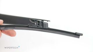 How to install a Wipertech True-Fit Aeroflex V-Notch H2 Rear Wiper Blade