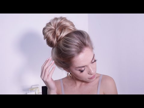 VIRAL TIKTOK MESSY BUN | PERFECT EASY MESSY BUN