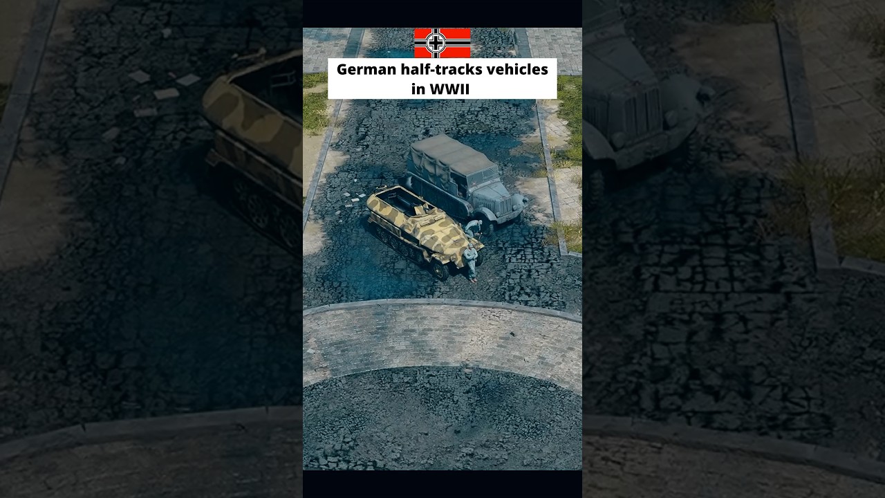 German half-tracks vehicles in WWII  #warthunder