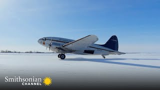 Tense: Pilots of a C-46 Cargo Plane Attempt a Risky Landing🛬Ice Airport Alaska | Smithsonian Channel