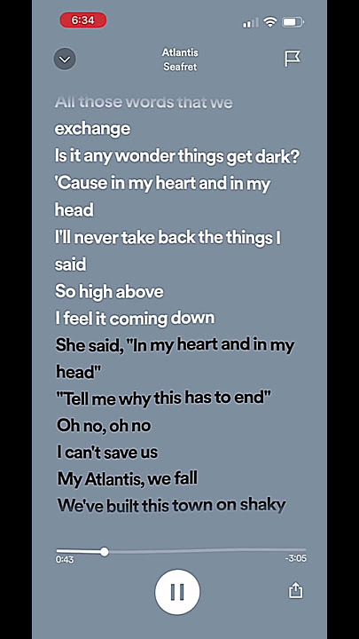 cause in my heart and in my head sped up