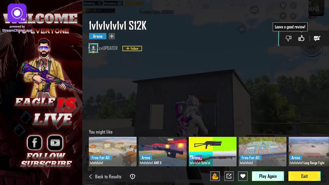 Broadcast powered by StreamChamp