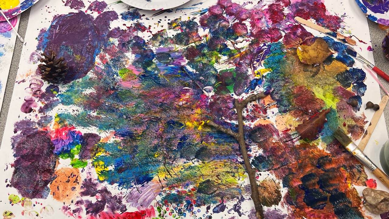 Creative Work: Experiment of Paint - YouTube