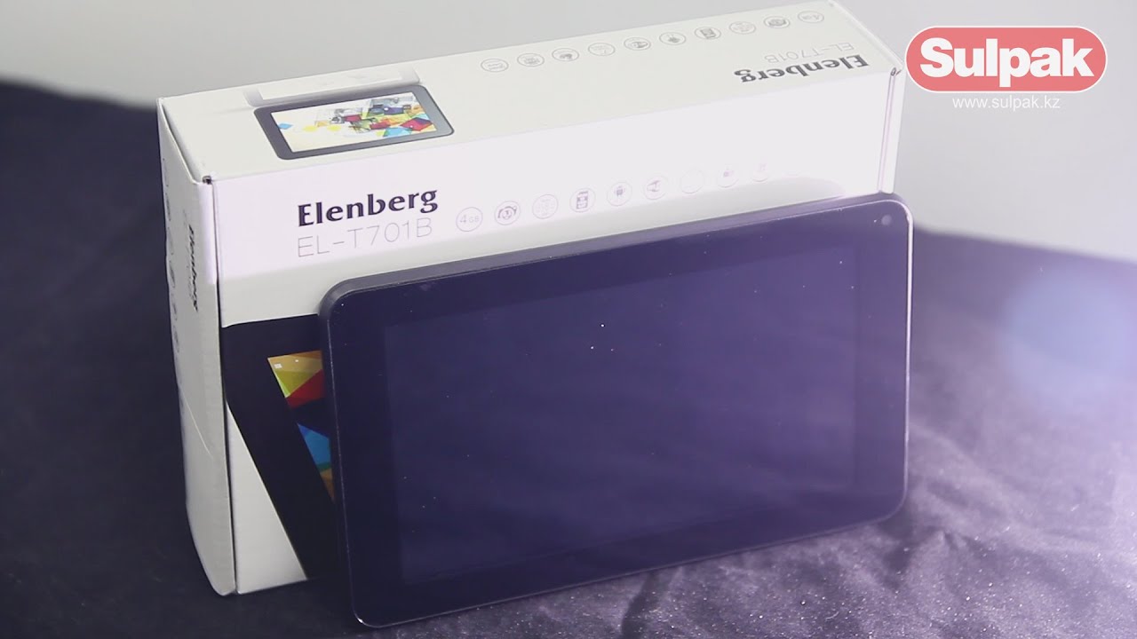Планшет Elenberg  ELT701B Распаковка (Sulpak.kz)