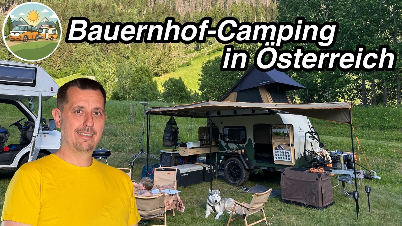 Bauernhof-Camping in Kärnten🇦🇹 am Lindlerhof: Schluchten, Kletterpark & Abenteuer mit Kindern & Hund