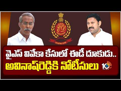 YS Viveka Case : ED Notices to Avinash | వైఎస్ వివేకా కేసులో ఈడీ దూకుడు.. అవినాష్‌రెడ్డికి నోటీసులు! - 10TVNEWSTELUGU